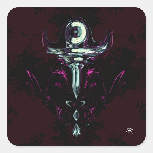 宇宙ポーンv1 スクエアシール (正面)