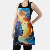 宇宙マインドスケープ芸術 エプロン (インサイチュ)