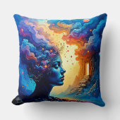 宇宙マインドスケープ芸術 クッション (正面)