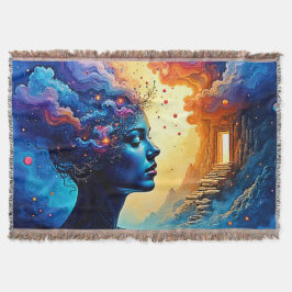 宇宙マインドスケープ芸術 スローブランケット
