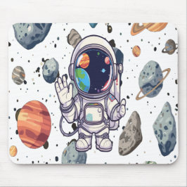 宇宙マウスパッド – 宇宙をテーマにした惑星とロケット マウスパッド