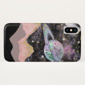 宇宙マウンテンズ金ゴールド星空銀河系惑星 Case-Mate iPhoneケース (裏面(横))