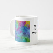 宇宙マグの顔 コーヒーマグカップ (正面左)