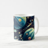 宇宙マグカップ コーヒーマグカップ (正面右)