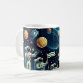 宇宙マグカップ コーヒーマグカップ (正面左)