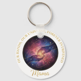 宇宙ママの手 銀河宇宙 キーホルダー