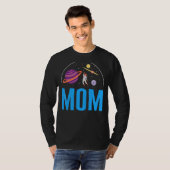 宇宙ママ宇宙飛行士パーティーエイリアンマッチ Tシャツ (正面フル)