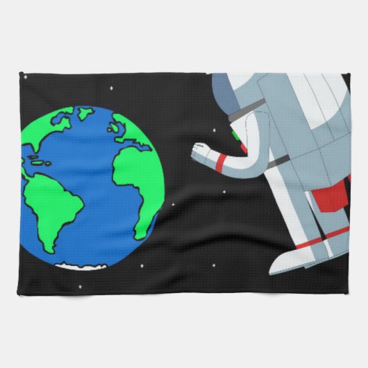 宇宙マン キッチンタオル (横)