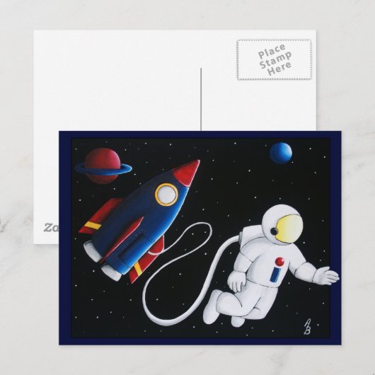 宇宙マン ポストカード (正面/裏面)