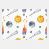 宇宙マン ラッピングペーパーシート (正面3)