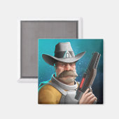 宇宙マーシャル磁石 マグネット (正面/裏面)