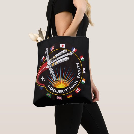 宇宙ミッションパッチ トートバッグ (クローズアップ)