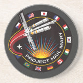 宇宙ミッション パッチ コースター (正面)