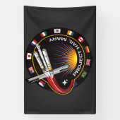 宇宙ミッション パッチ 横断幕 (縦)