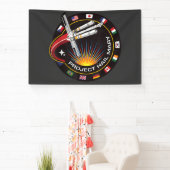 宇宙ミッション パッチ 横断幕 (インサイチュ)