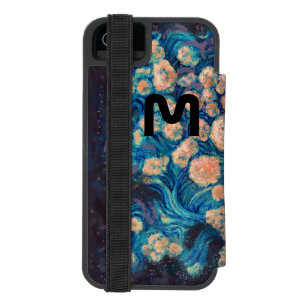 宇宙ミモサゴールデンネブラッサム iPhone SE/5/5sウォレットケース