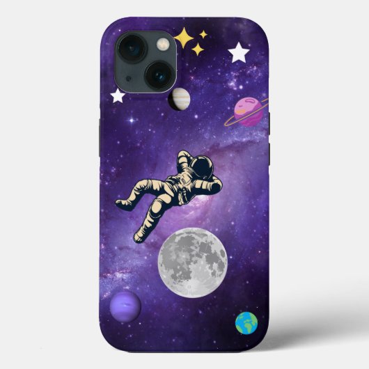 宇宙ムーンと星iPhone / iPadケース Case-Mate iPhoneケース (裏面)