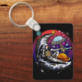 宇宙ムーンチーズ キーホルダー (正面)