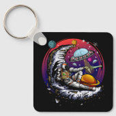 宇宙ムーンチーズ キーホルダー (正面)