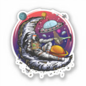 宇宙ムーンチーズ シール (正面)