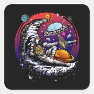 宇宙ムーンチーズ スクエアシール
