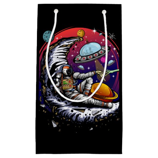 宇宙ムーンチーズ スモールペーパーバッグ (正面)