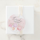 宇宙メッセージカードファーストトリッのまわりにプザサン フェイバータグ (インサイチュ)