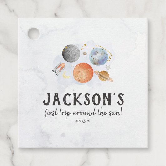 宇宙メッセージカード フェイバータグ (正面)