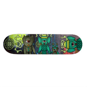宇宙モンスターのスケートボード スケートボード
