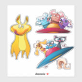 宇宙モンスター シール (シート)