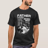 宇宙モーアパパシャツ | 宇宙飛行士の芝生のユーモア Tシャツ (正面)