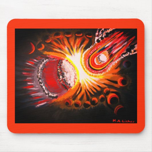 宇宙モーメントアート マウスパッド (正面)