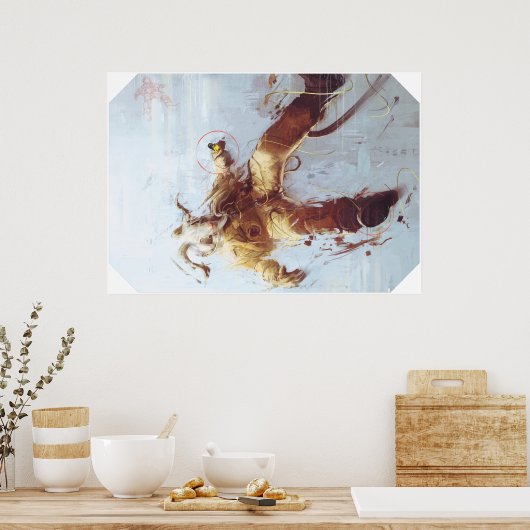 宇宙ヤギ ポスター (キッチン)