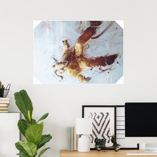 宇宙ヤギ ポスター (ホームオフィス)