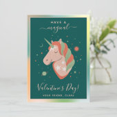 宇宙ユニコーンキッズクラスルームValentine's Day Star シーズンカード (スタンド正面)