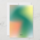 宇宙ユニコーンキッズクラスルームValentine's Day Star シーズンカード (裏面)