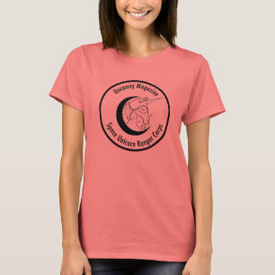 宇宙ユニコーンレンジャー兵隊女子リンガーT Tシャツ