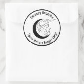 宇宙ユニコーンレンジャー隊ステッカー ラウンドシール (バッグ)