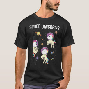 宇宙ユニコーン宇宙飛行士惑星ユニコーン1 Tシャツ