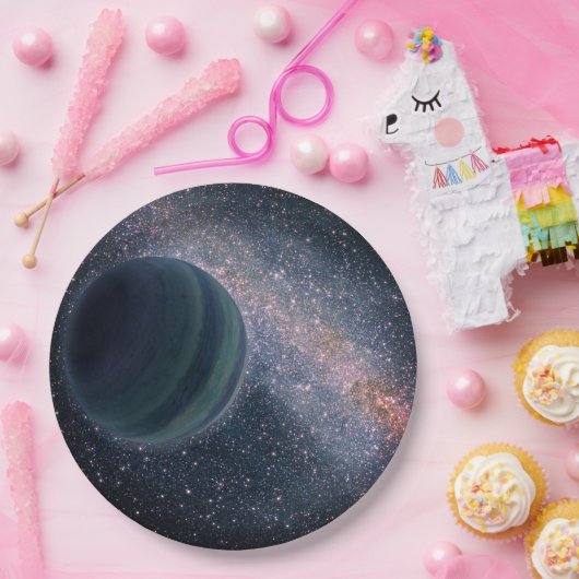 宇宙ユニバース銀河系テーマガーデンパーティーエッセンシャル ペーパープレート (パーティー)