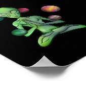 宇宙ヨガスピリチュアルエイリアンめい想ズ ポスター (角)