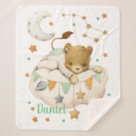 宇宙ライオンシェルパブランケット シェルパブランケット