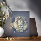 宇宙ライオン王|のカスタムな挨拶状 シーズンカード