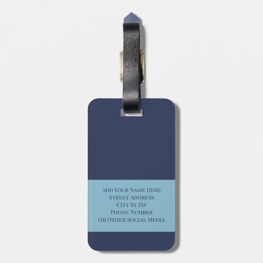 宇宙ラゲッジタグカスタマイズ- ラゲッジタグ (裏面縦)