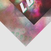 宇宙ラブ – 星雲，星，ハート 薄葉紙 (詳細)