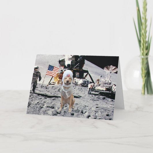 宇宙ラボ誕生日 カード (正面)