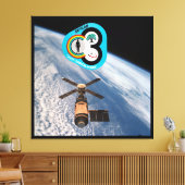 宇宙ラボ3 キャンバスプリント (インサイチュ (リビング))