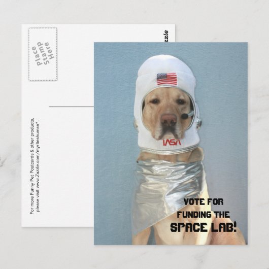 宇宙ラボ ポストカード (正面/裏面)