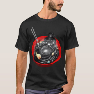 宇宙ラーメン風呂 Tシャツ