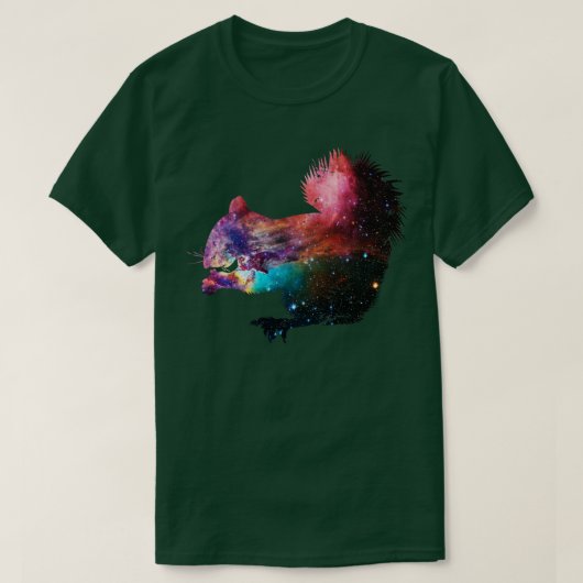 宇宙リス Tシャツ (デザイン正面)